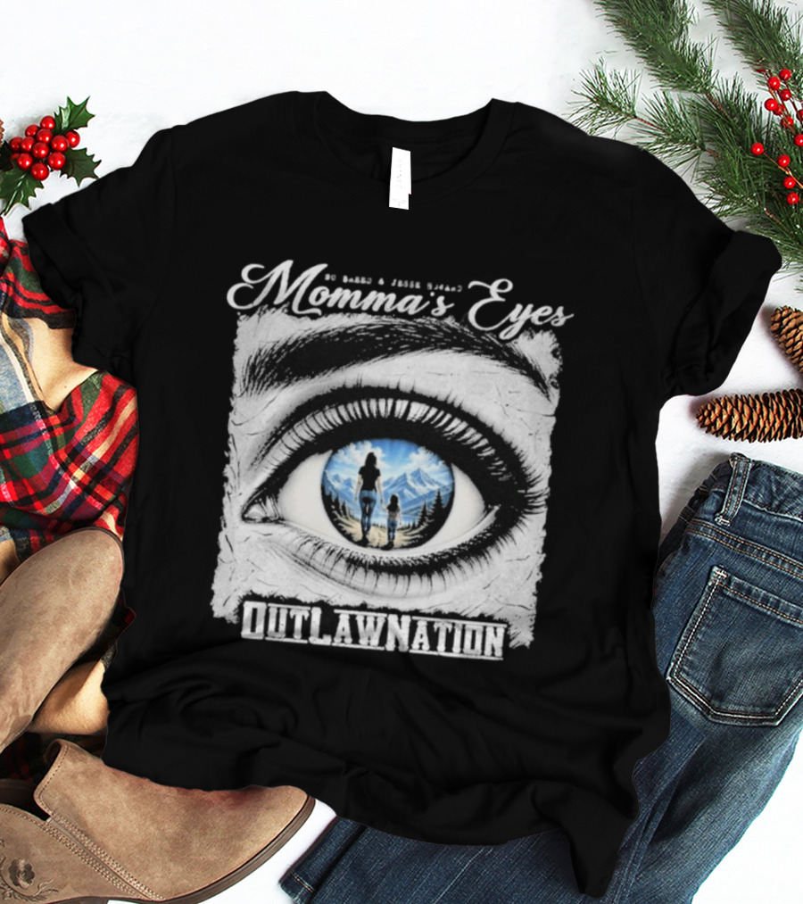 Momma's Eyes Outlaw Nation Country Scene T-Shirt
