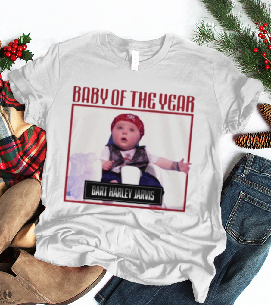 Bart Harley Jarvis Baby Of The Year Winner In Bandana And Vest T-Shirt