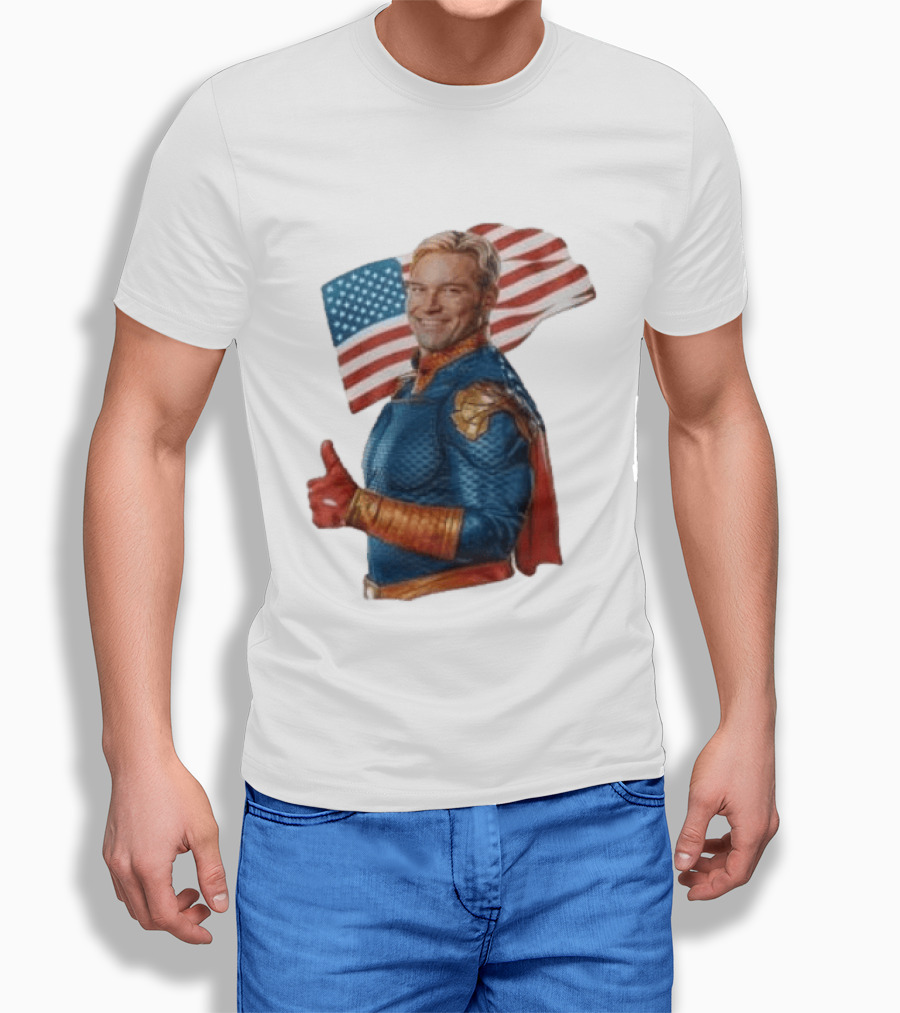 The Boys Season 5 Homelander American Flag Thumbs Up T-Shirt