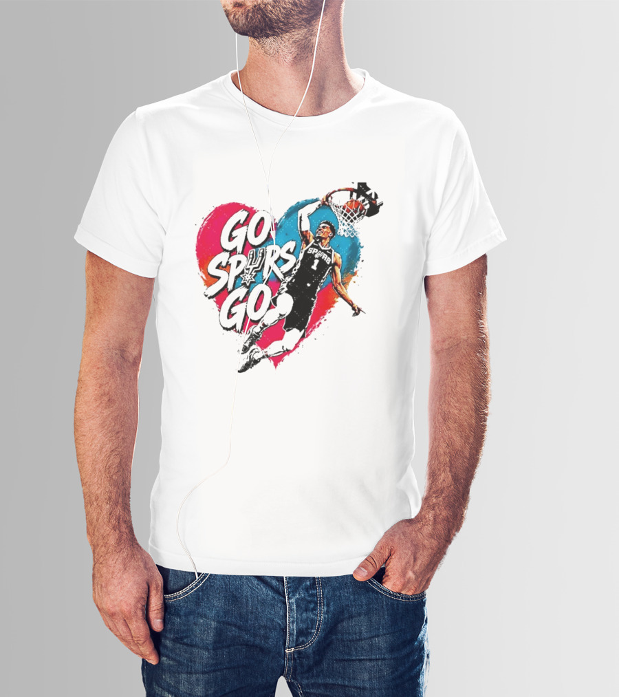 Victor Wembanyama Go Spurs Go San Antonio Basketball 2026 T-Shirt