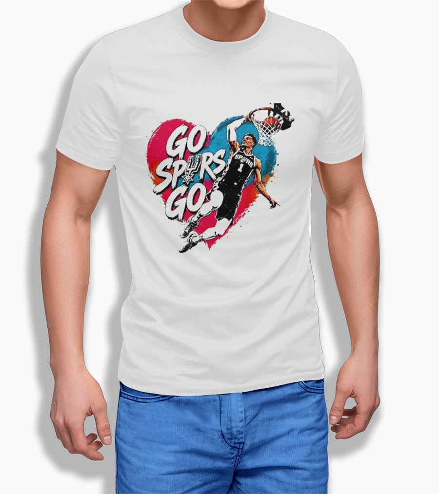 Victor Wembanyama Go Spurs Go San Antonio Basketball 2026 T-Shirt
