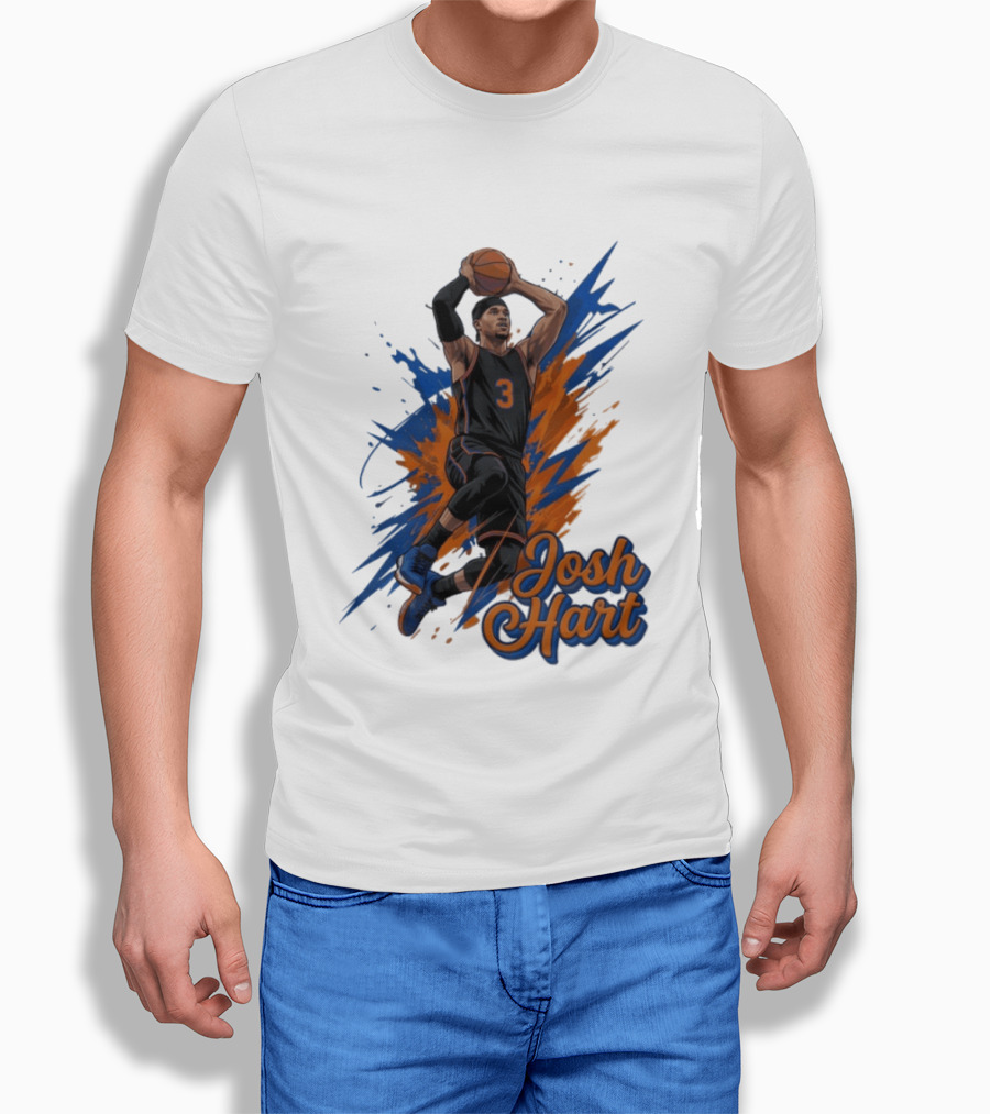 Josh Hart New York Knicks Basketball Number 3 T-Shirt