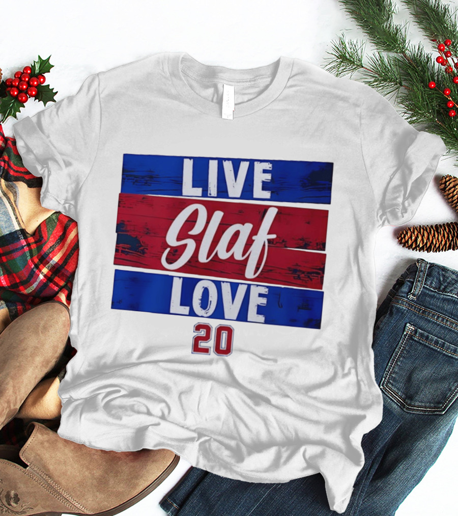 Live Slaf Love 20 Juraj Slafkovsky Montreal Canadiens NHL T-Shirt