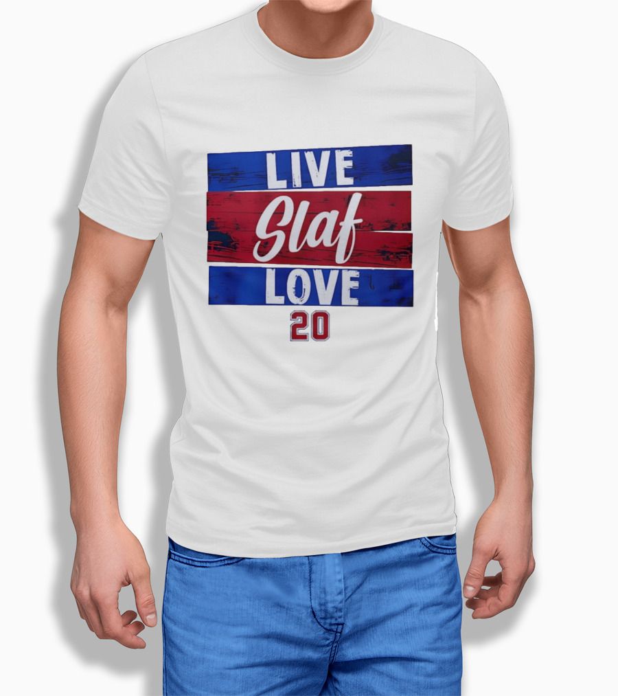 Live Slaf Love 20 Juraj Slafkovsky Montreal Canadiens NHL T-Shirt