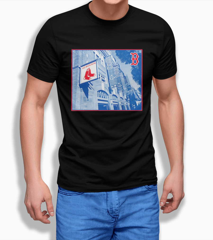 Go Boston Red Sox Banners Fenway Park 1903 1912 T-Shirt