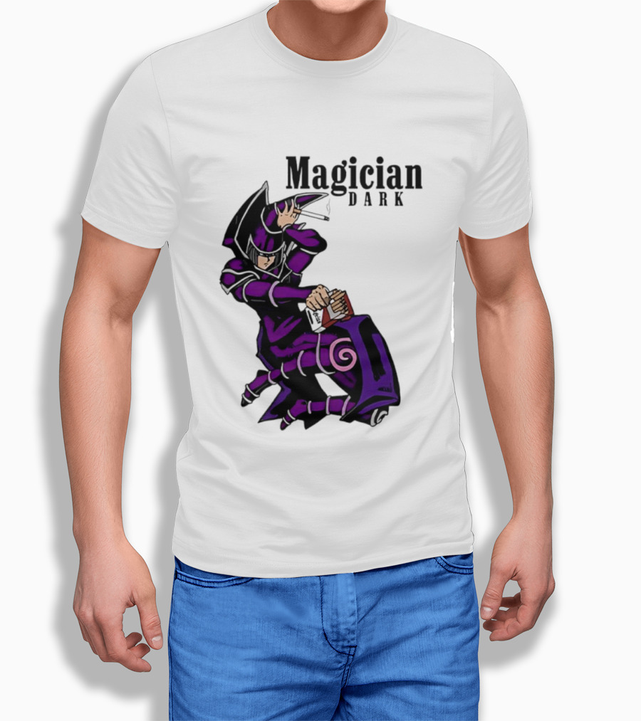 Magician Dark Yu Gi Oh Smoking T-Shirt