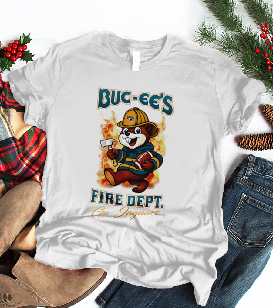 Buc Ee's Fire Dept Jacksonville Jaguars Go Jaguars T-Shirt