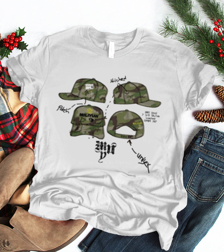 Miliyun Studios Camouflage Cap Techpack Tea Edition T-Shirt