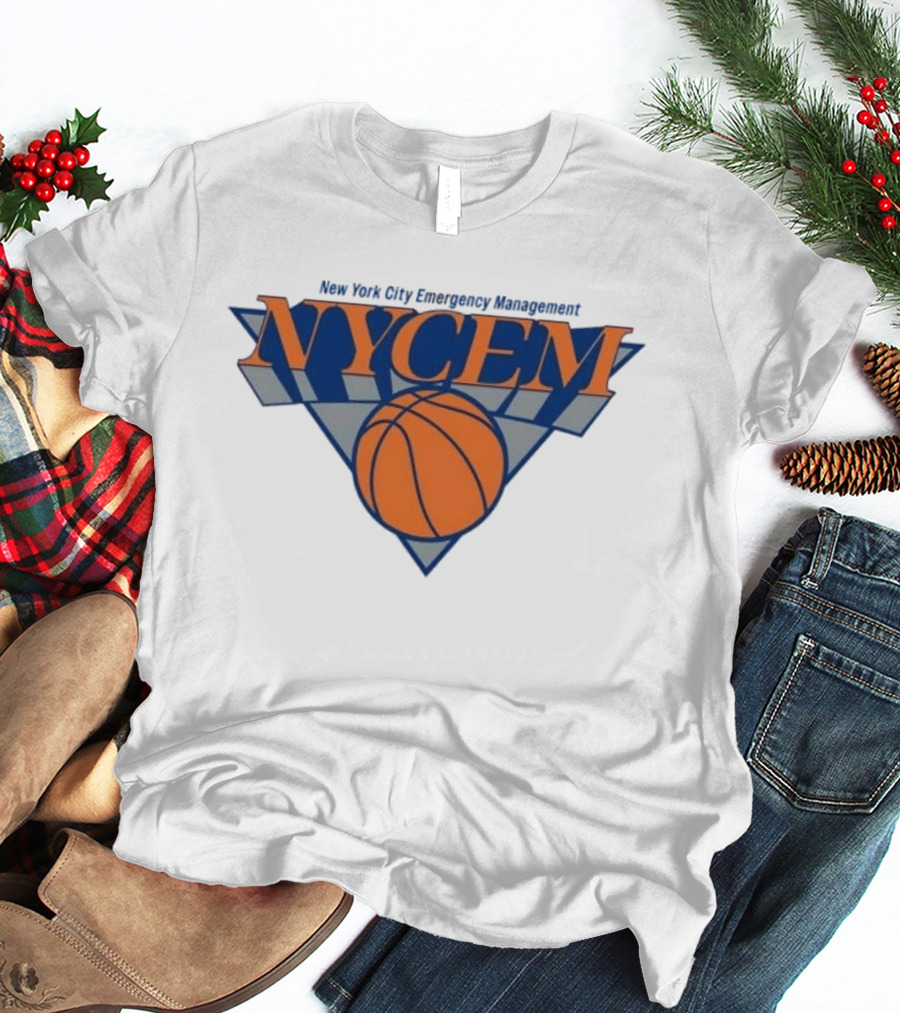 New York Knicks NYCEM New York City Emergency Management Basketball T-Shirt
