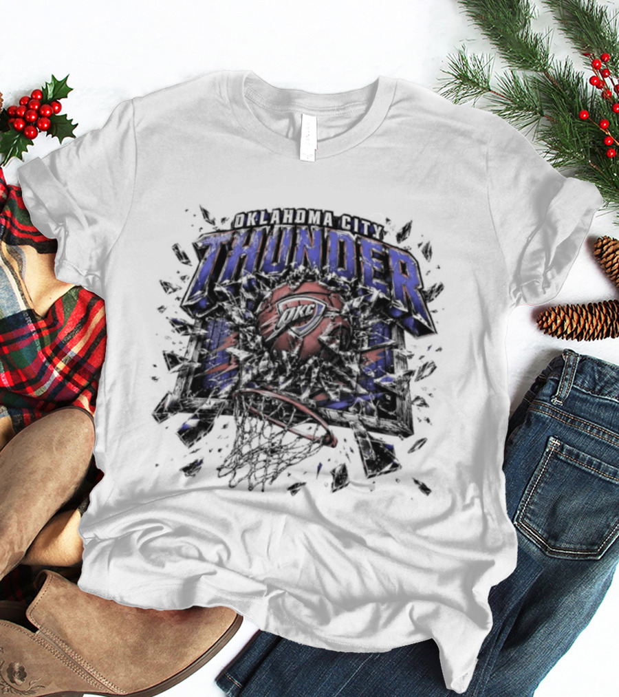 Oklahoma City Thunder Basketball Thunder Backboard Breakers T-Shirt