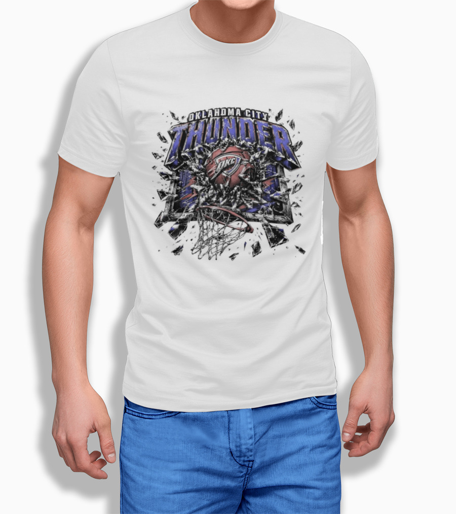 Oklahoma City Thunder Basketball Thunder Backboard Breakers T-Shirt