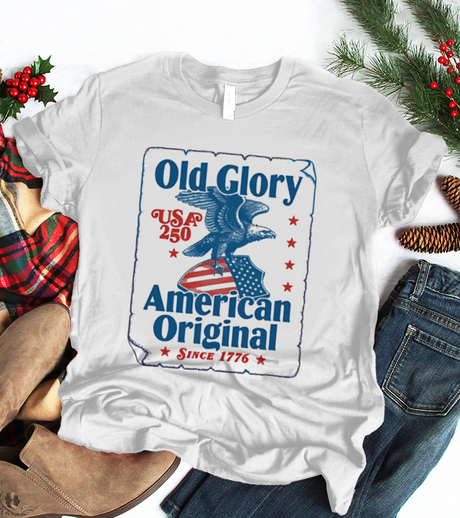 Old Glory USA 250 American Original Eagle Since 1776 T-Shirt