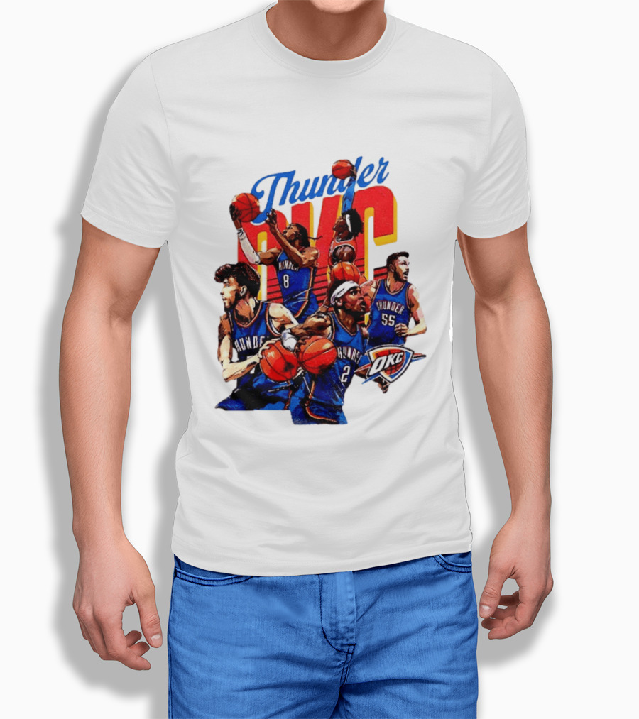 Thunder OKC Shai Gilgeous Chet Holmgren Williams Oklahoma City Basketball NBA 2026 T-Shirt