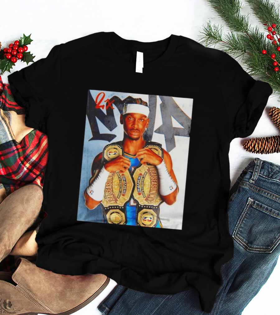 Shai Gilgeous Alexander 2X NBA MVP Champion Image T-Shirt
