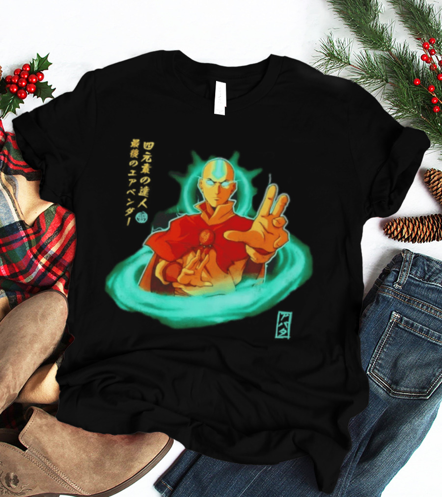 Avatar The Last Airbender Aang Master Of The Four T-Shirt