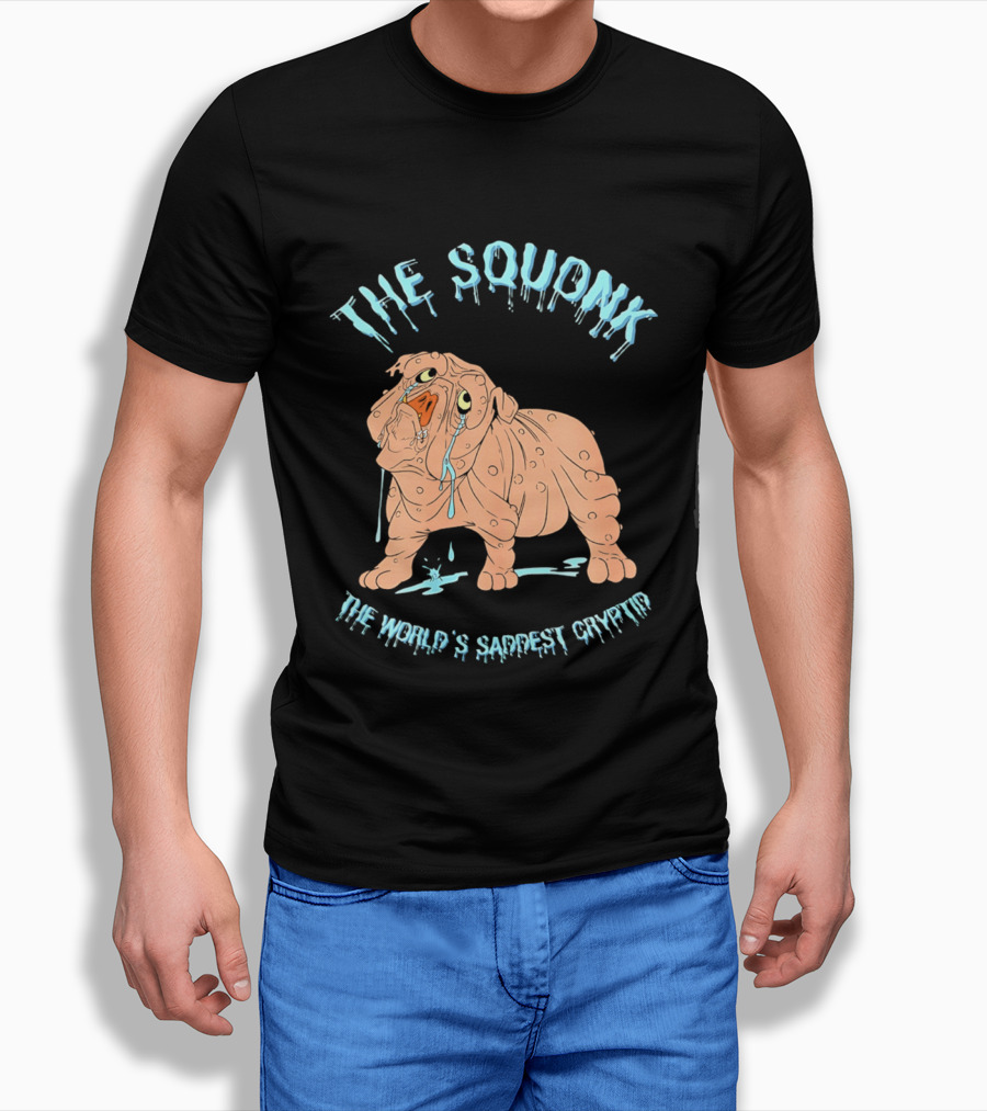 The Squonk World's Saddest Cryptid Dripping T-Shirt