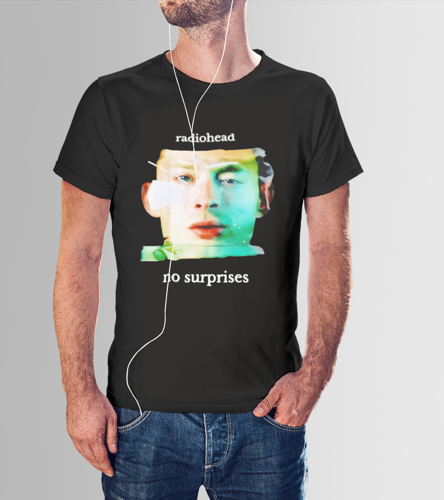 Radiohead No Surprises Thom Yorke Watercolor T-Shirt