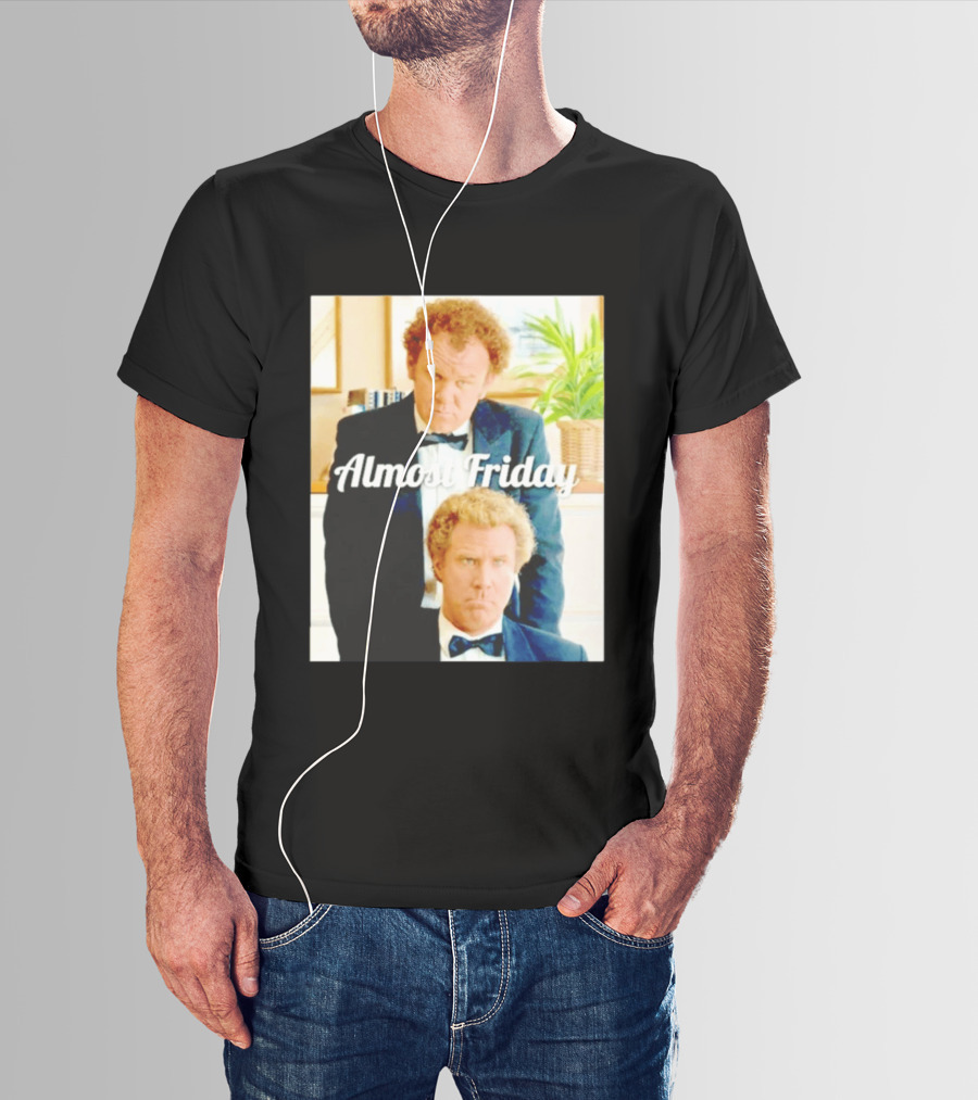 Almost Friday Will Ferrell John C. Reilly Interview Image T-Shirt