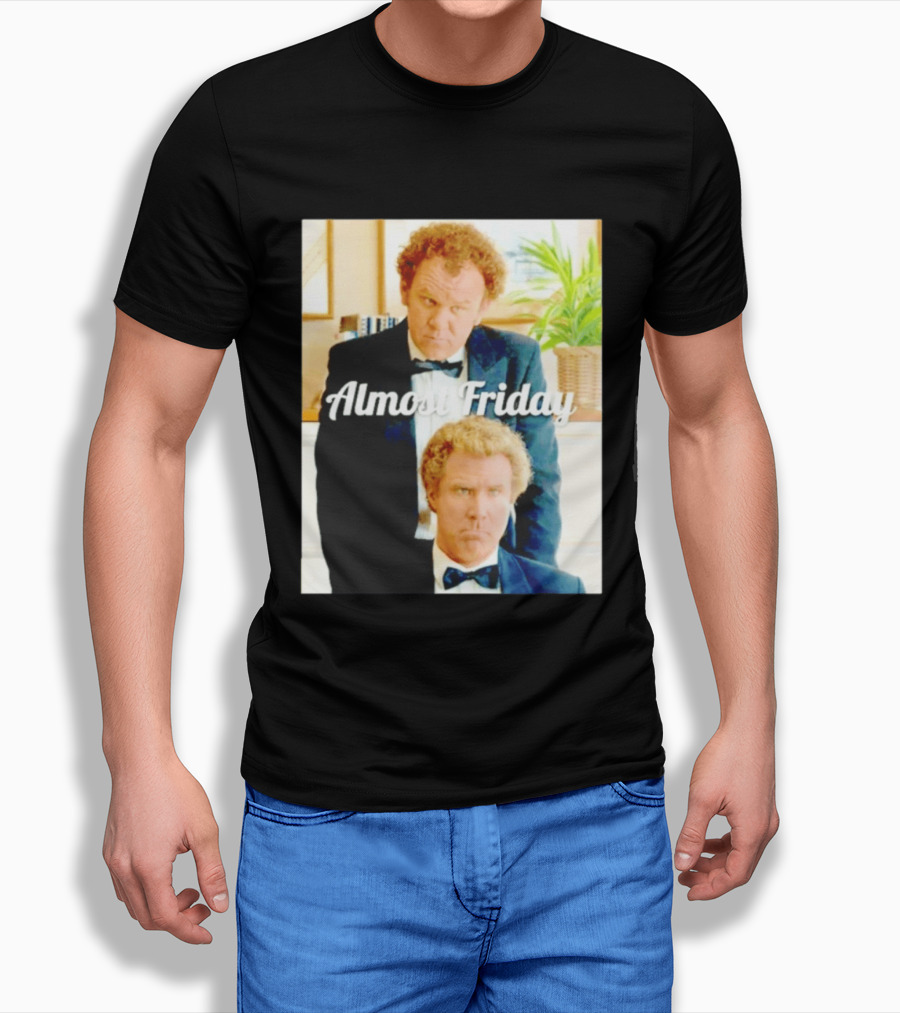 Almost Friday Will Ferrell John C. Reilly Interview Image T-Shirt