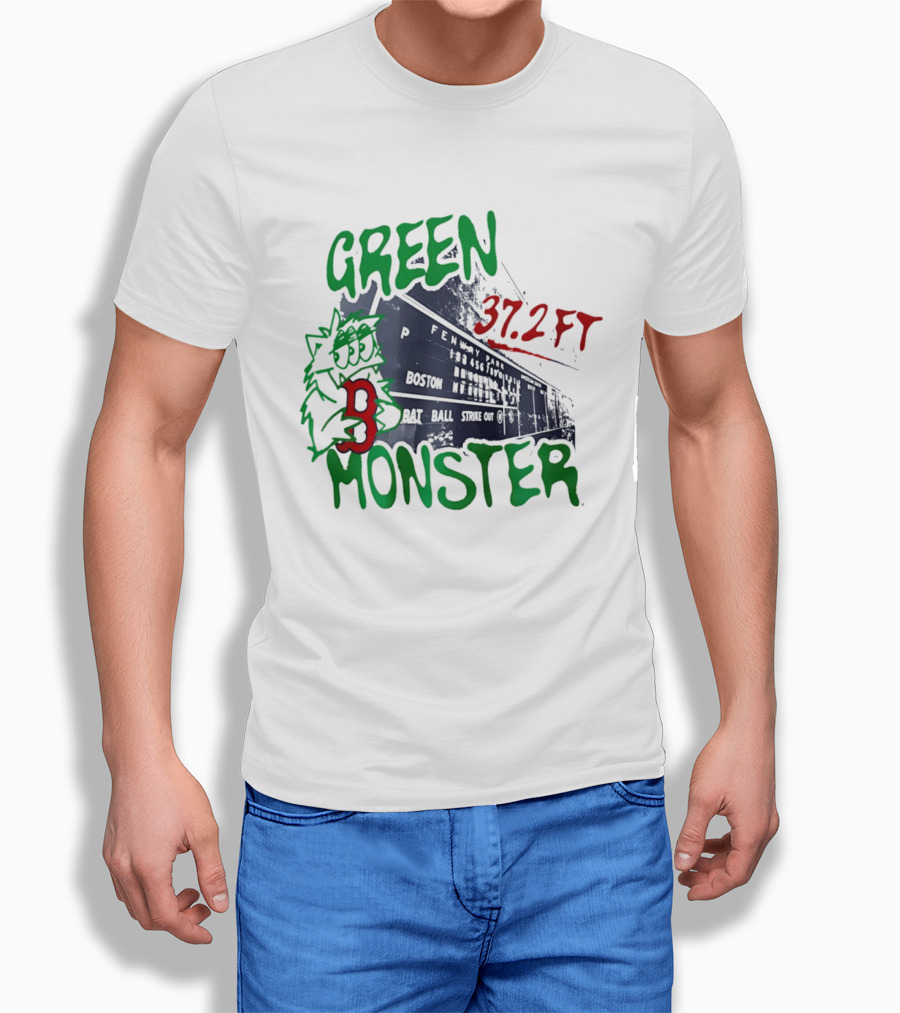 Boston Red Sox Green Monster Fenway 37.2 FT T-Shirt