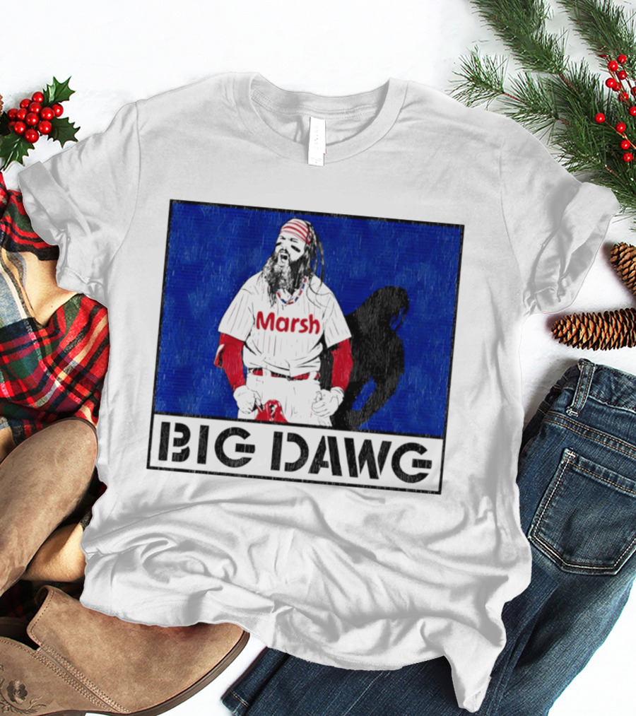 Brandon Marsh Philadelphia Phillies Big Dawg Marsh Baseball Player Image T-Shirt