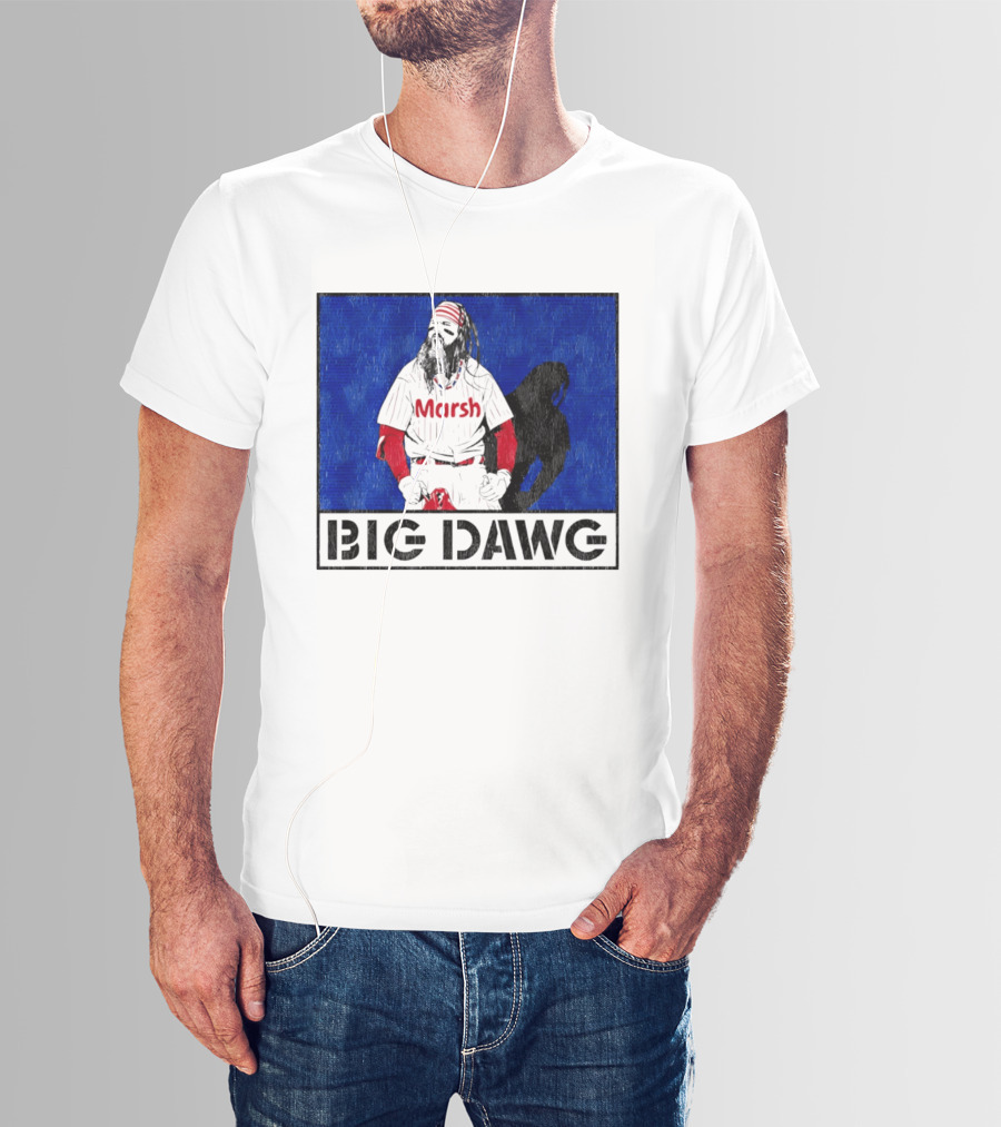 Brandon Marsh Philadelphia Phillies Big Dawg Marsh Baseball Player Image T-Shirt