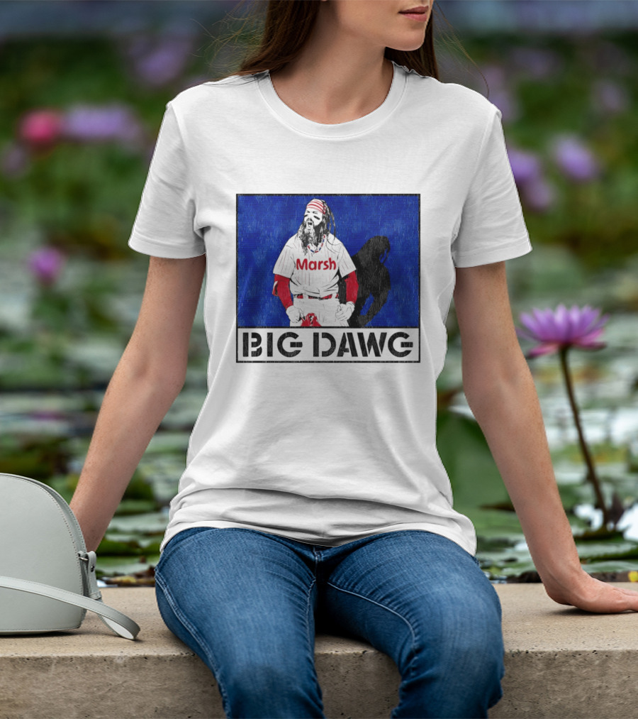 Brandon Marsh Philadelphia Phillies Big Dawg Marsh Baseball Player Image T-Shirt
