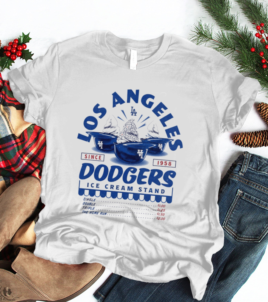 Los Angeles Dodgers Ice Cream Stand Since 1958 LA T-Shirt