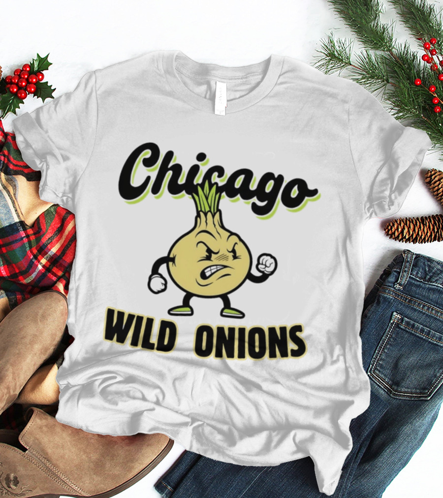 Chicago Wild Onions Angry Cartoon T-Shirt