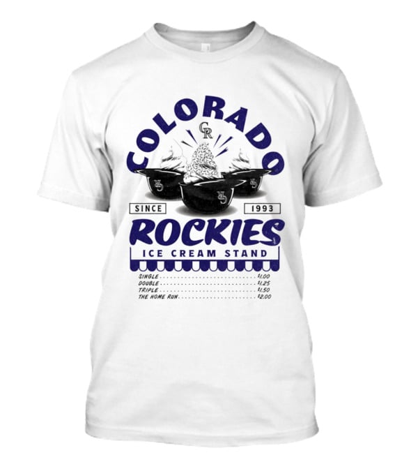 Colorado Rockies Ice Cream Stand Since 1993 CR T-Shirt