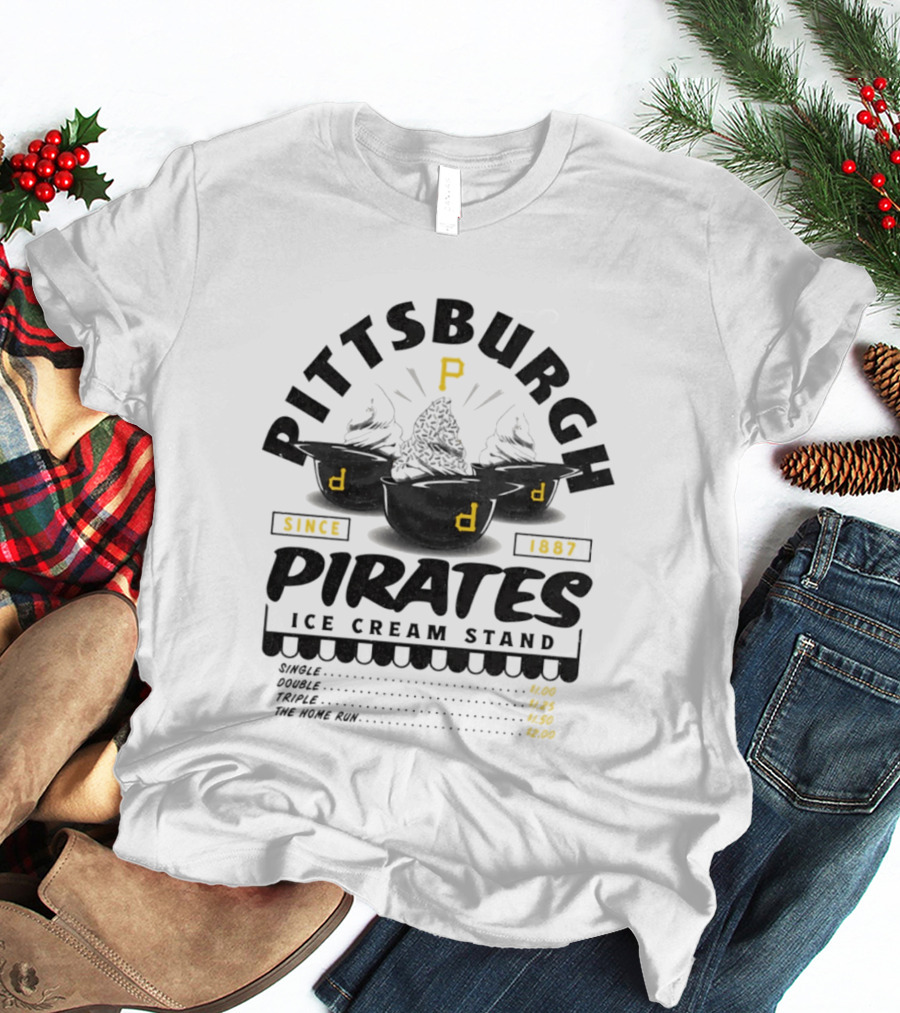 Pittsburgh Pirates Ice Cream Stand Since 1887 P T-Shirt