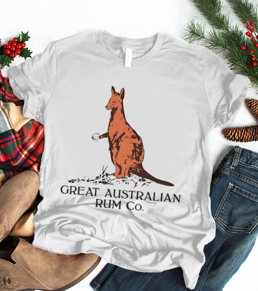 Kangaroo Great Australian Rum Co Authentic T-Shirt