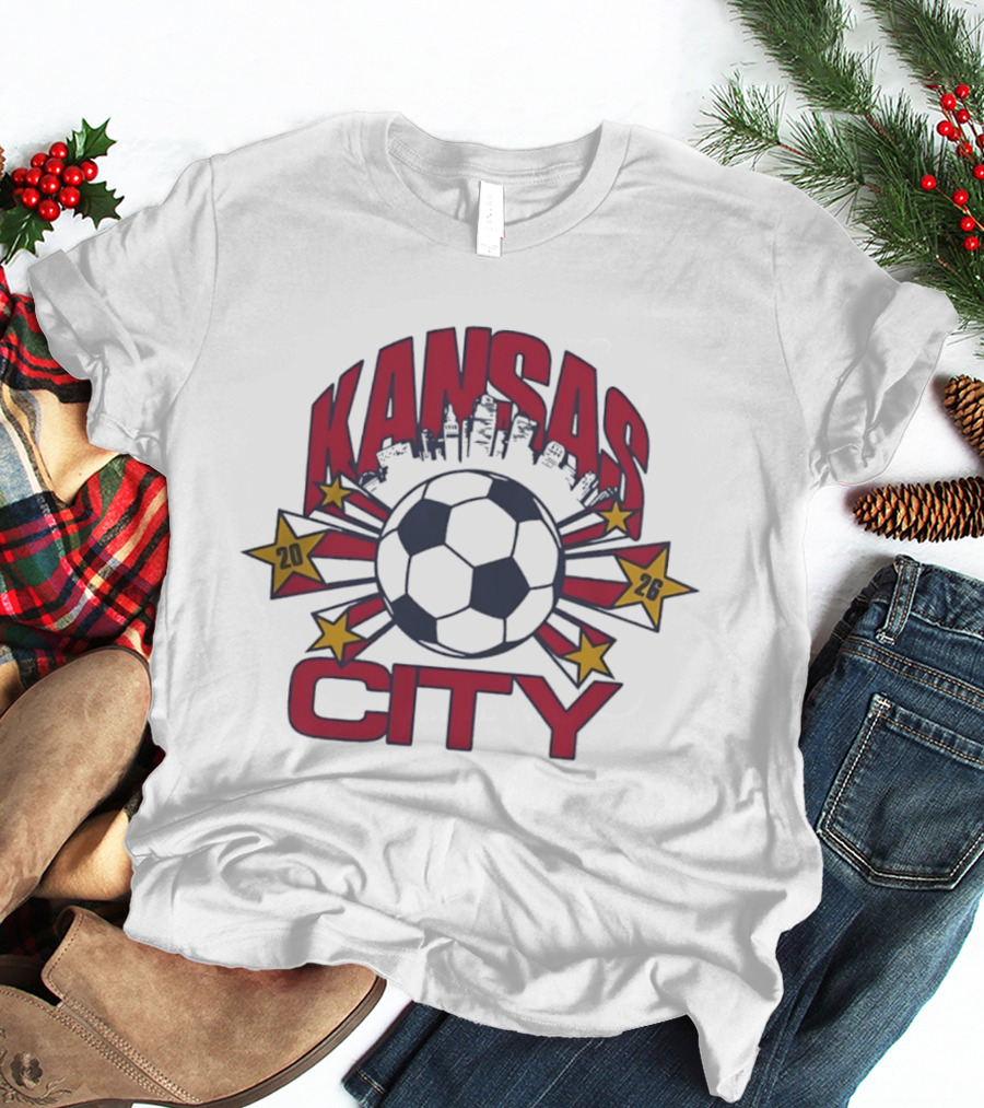 Kansas City 2026 Soccer Skyline Tournament T-Shirt