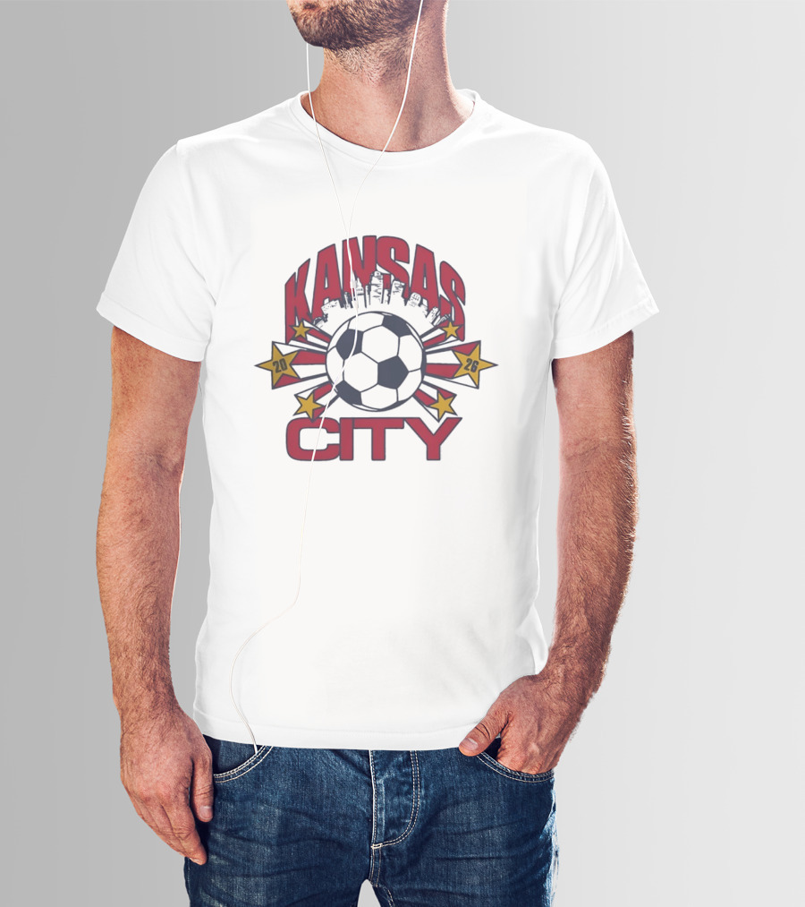 Kansas City 2026 Soccer Skyline Tournament T-Shirt