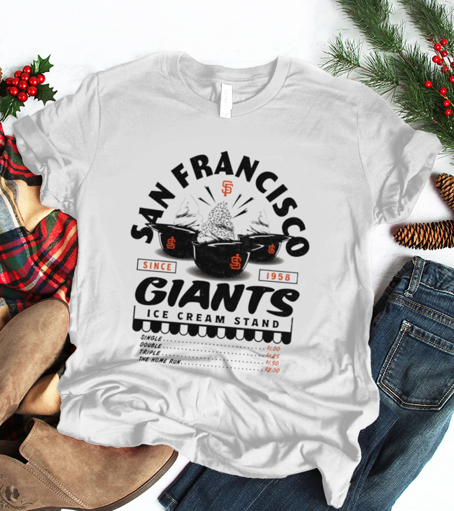 San Francisco Giants Ice Cream Stand Since 1958 T-Shirt