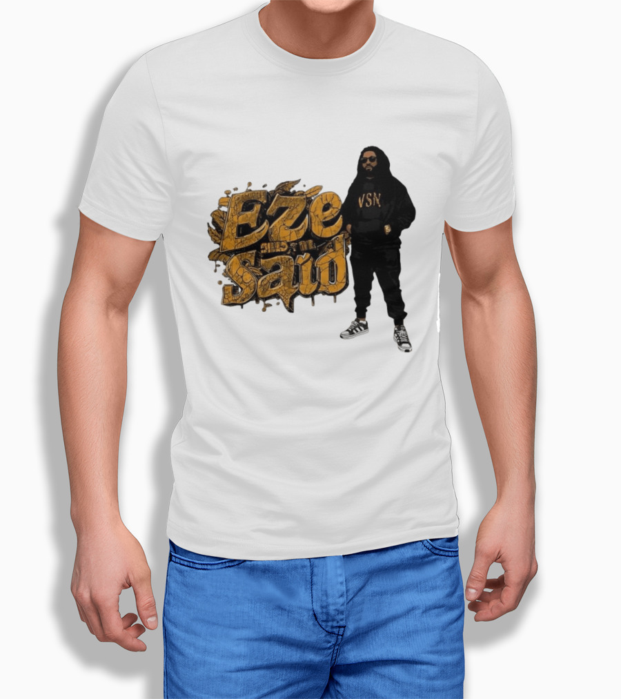Eze Said Hip Hop Graffiti Style With VSN And Sneakers T-Shirt