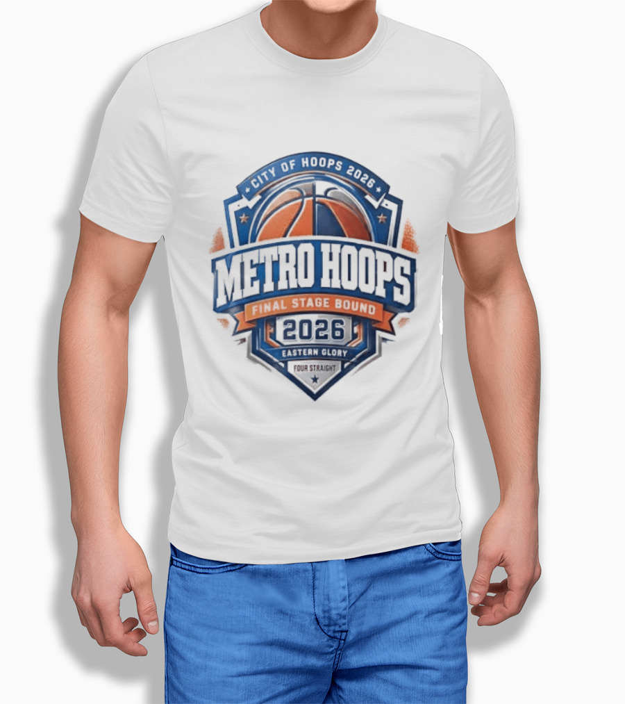 New York Knicks City Of Hoops 2026 Metro Hoops Main Stage Pound 4 Pound T-Shirt