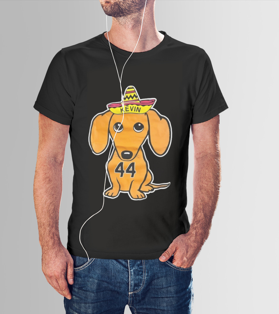 Cinco De Mayo Wiener Dog Kevin Sombrero 44 T-Shirt