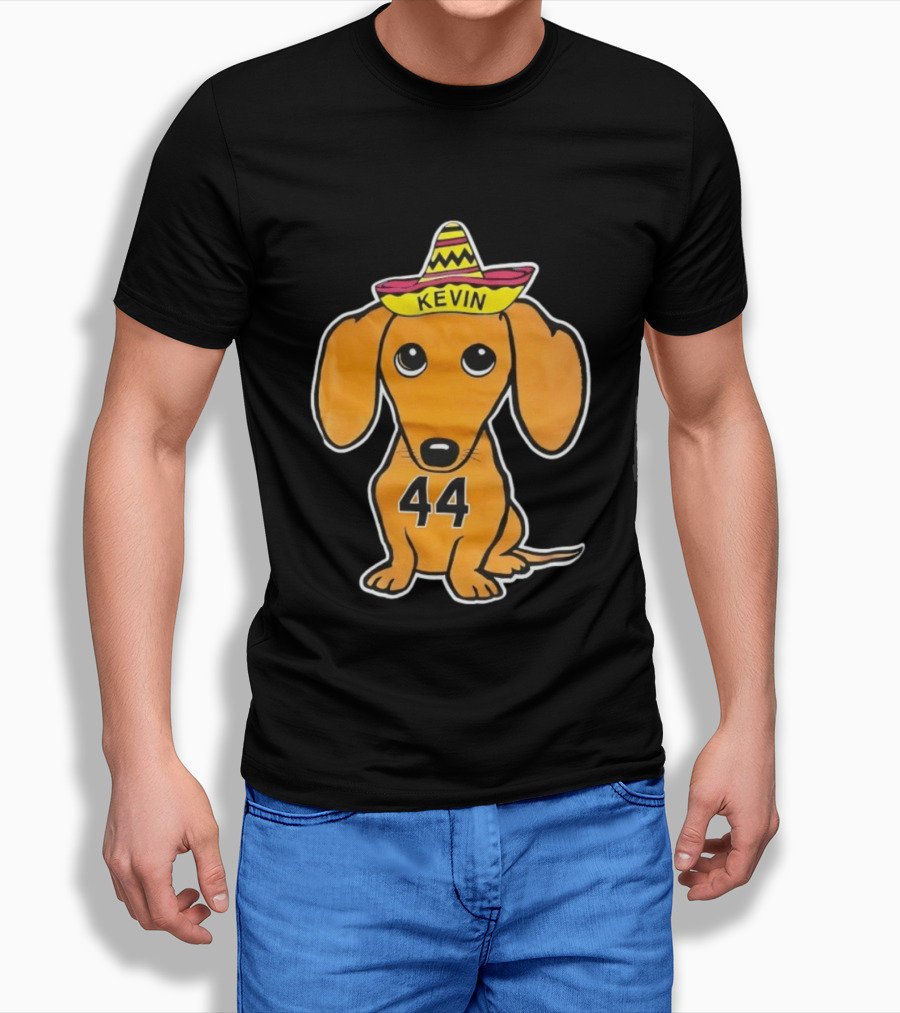 Cinco De Mayo Wiener Dog Kevin Sombrero 44 T-Shirt