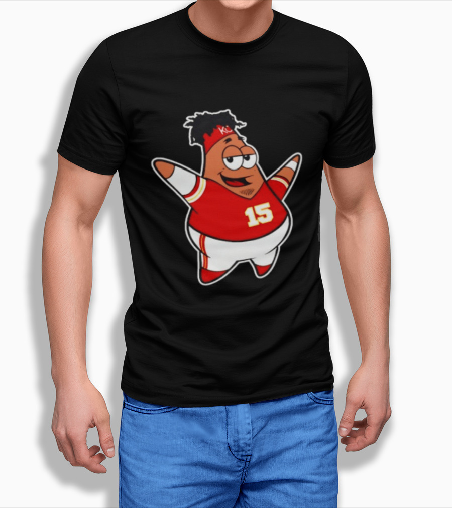 Patrick Star Mahomes 15 Kansas City Chiefs T-Shirt