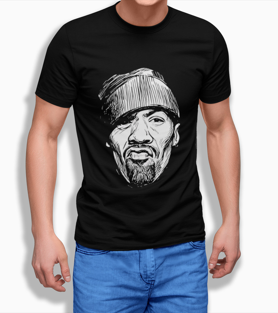 Redman Hip Hop Big Face Beanie Expression T-Shirt