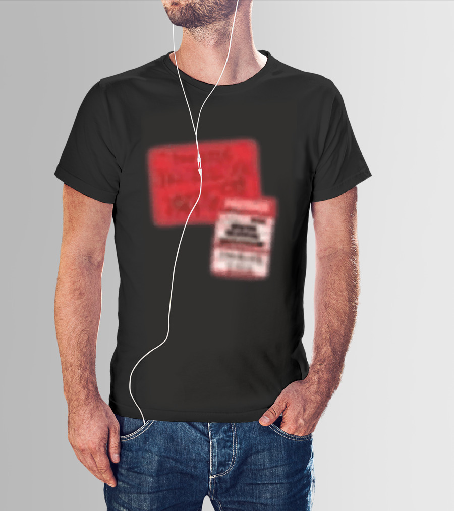 Revealed Clothing Hardwell Sticker Tour 2026 Red Visions T-Shirt