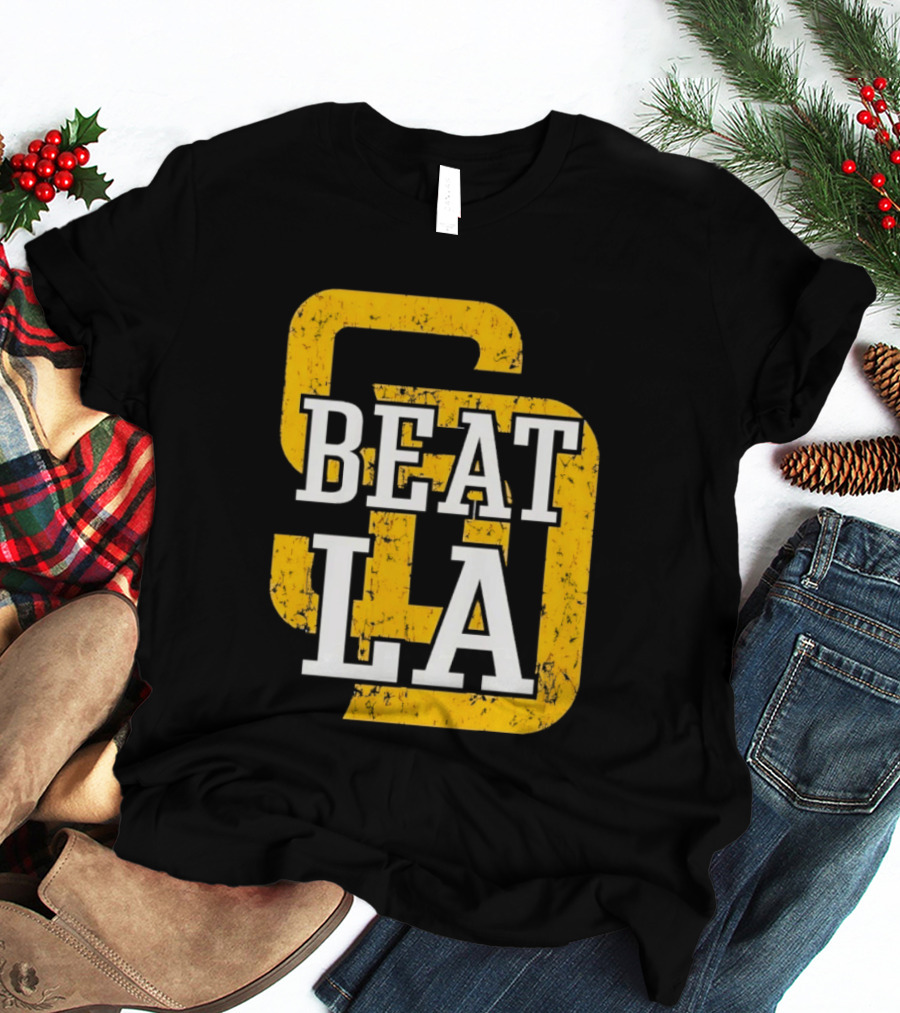 San Diego Padres Beat LA Dodgers Victory T-Shirt