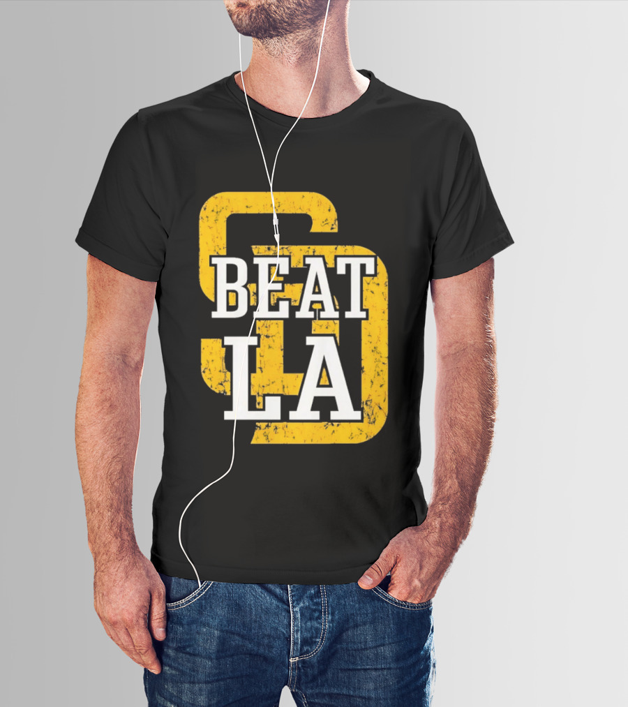 San Diego Padres Beat LA Dodgers Victory T-Shirt