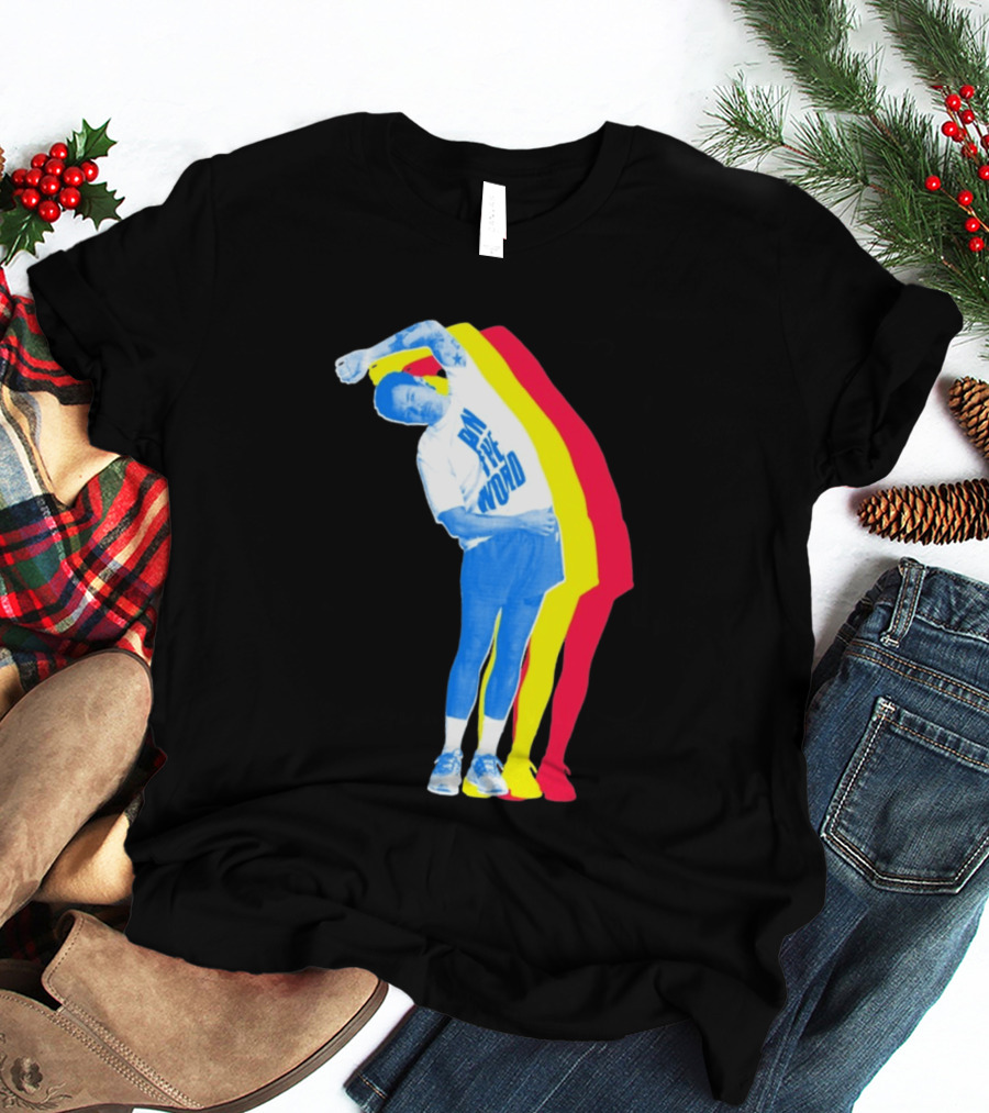 BNLDFWD Stretch Harry Retro Colorful Fitness Vibes T-Shirt