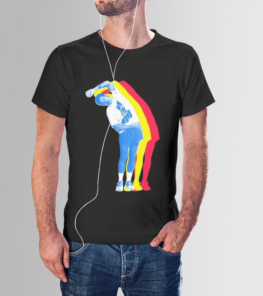 BNLDFWD Stretch Harry Retro Colorful Fitness Vibes T-Shirt