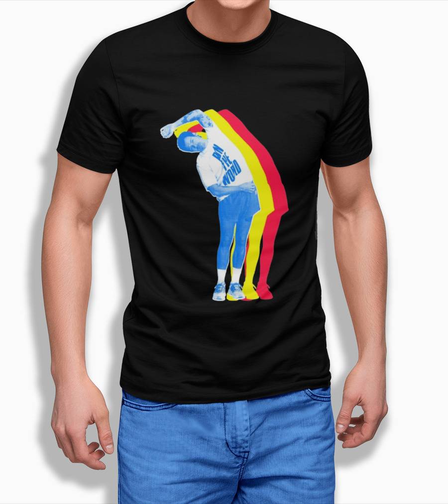 BNLDFWD Stretch Harry Retro Colorful Fitness Vibes T-Shirt