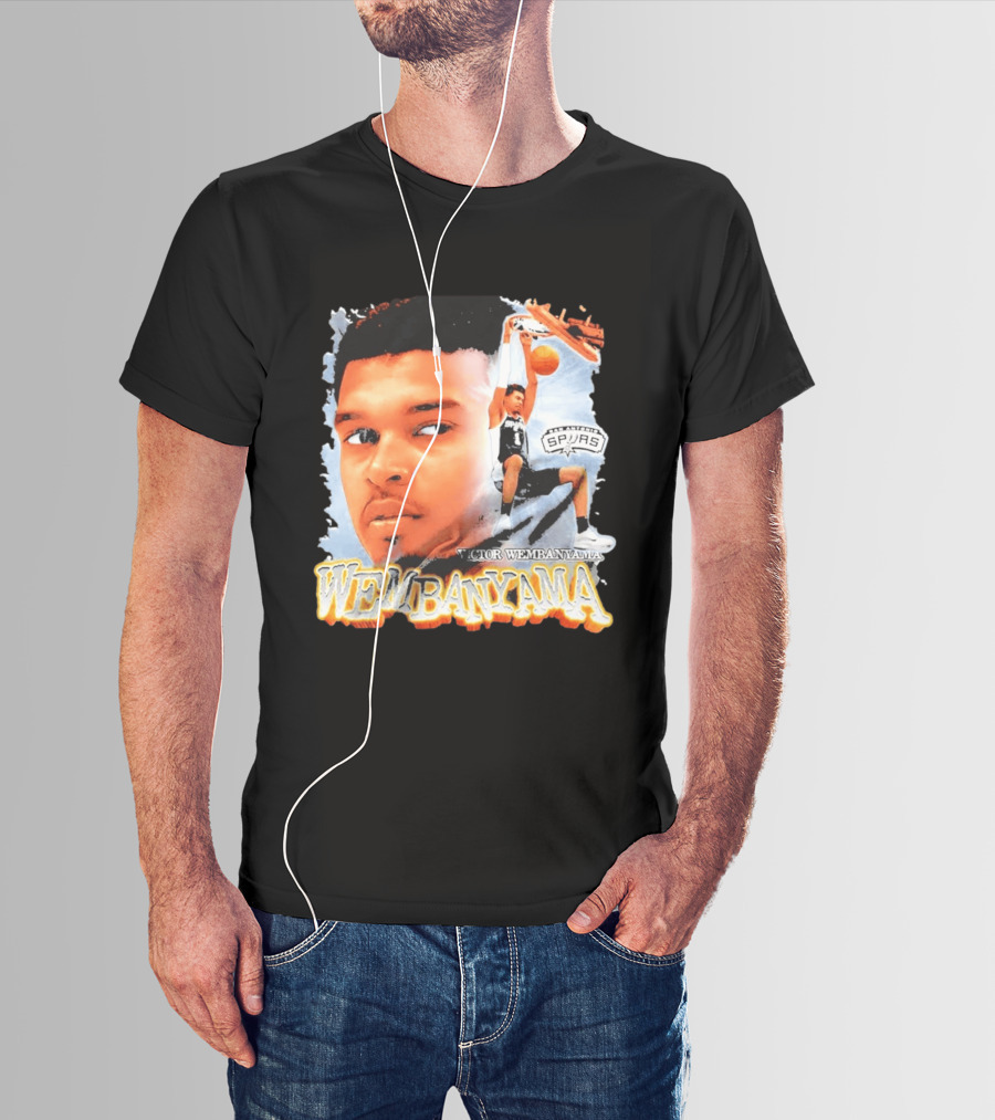 Victor Wembanyama San Antonio Spurs Basketball 2026 T-Shirt