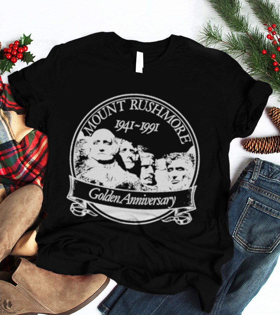 Mount Rushmore 1941 1991 Golden Anniversary T-Shirt