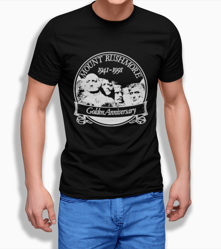 Mount Rushmore 1941 1991 Golden Anniversary T-Shirt